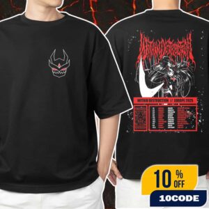 Within Destruction Europe Tour 2025 Artwork Poster Death Metal Extreme Metal 11 Countries Festival Tour Dates Unisex T-Shirt Merchandise
