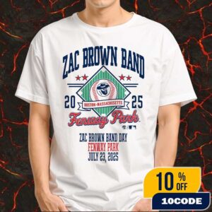 Zac Brown Band Day July 23 2025 Boston Red Sox Logo Collab ZBB Day At Fenway Park Hall Of Fame Merchandise Unisex T-Shirt