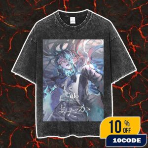 Ado Dome Tour 2025 Yodaka 5th Anniversary Poster Artwork By Orihara Limited Edition Vintage Washed Unisex T-Shirt