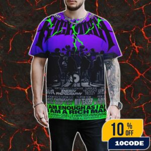 Aespa Rich Man Schedule Poster The 6th Mini Album 9-5-2025 All Over Print Graphic T-Shirt, Hoodie