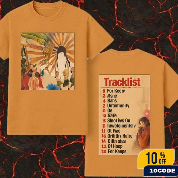 Album Tracklist Poster JID God Does Like Ugly Release On August 8th 2025 Hip Hop Art Print Vintage Style Classic Two Sides T-Shirt