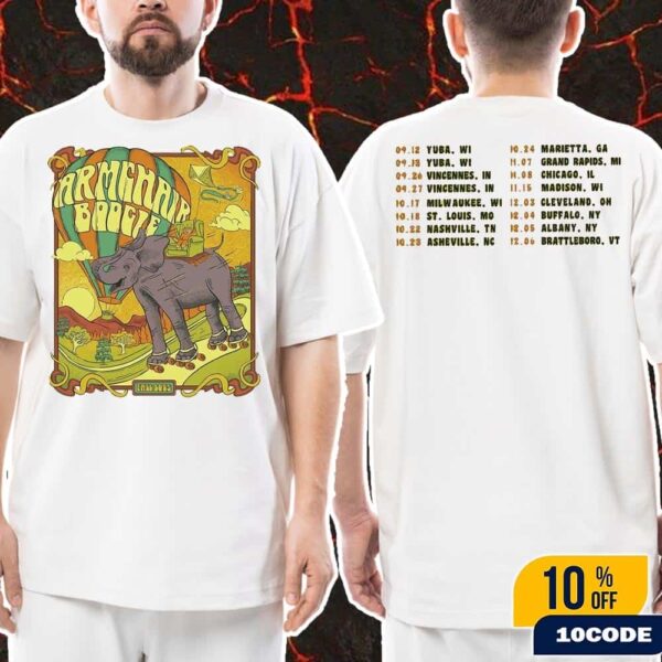 Armchair Boogie Fall Tour 2025 Official Poster Tour Dates Classic Two Sides T-Shirt