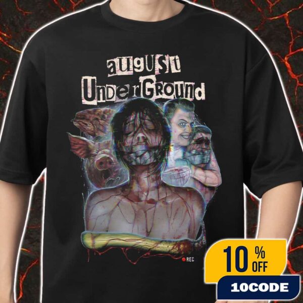 August Underground Glitch Collection Iconic Kidnap Artwork By Jonny Bush Unusual Horror Store Merch Unisex T-Shirt