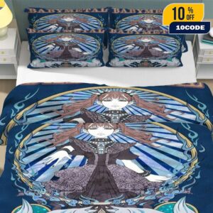 BABYMETAL Fox Spirits Moametal Artwork Anime Stylized Home Decor Heavy Metal Bedroom Bedding Set