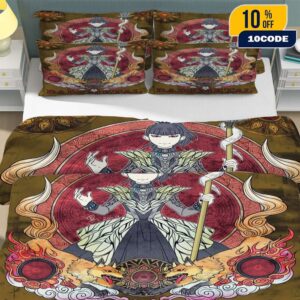 BABYMETAL Fox Spirits Su-metal The Queen Artwork Anime Stylized Home Decor Heavy Metal Bedroom Bedding Set