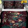 BABYMETAL Fox Spirits Yuimetal Artwork Anime Stylized Home Decor Heavy Metal Bedroom Bedding Set
