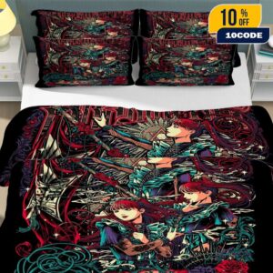 BABYMETAL Victorian Gothic Aesthetic Japanese Culture Home Decor For Bedroom Bedding Sets With Pillow Cases
