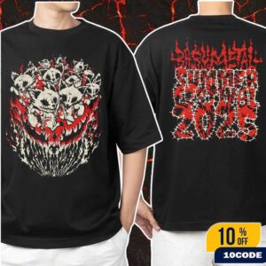 Babymetal Summer Festival 2025 KOGITSUNE MOSH’SH Tee Merchandise Fan Gifts Classic Two Sides T-Shirt