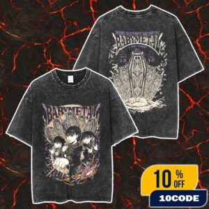Babymetal vs Seikima-II Evil Comes And Heavy Metal Official 2025 New Arrivals Living Legend Tee Merch Unisex Two Sided Washed T-Shirt