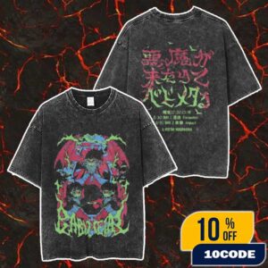 Babymetal vs Seikima-II Evil Comes And Heavy Metal Official 2025 New Arrivals Shall I Turn You Into A Wax Figure Too Tee Merch Unisex Two Sided Washed T-Shirt