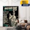 Lagoon Punk Rock Fest 2025 August 22-23 2025 At Parco Ciani Lugano Poster Lineup Artwork Poster Canvas Home Decor