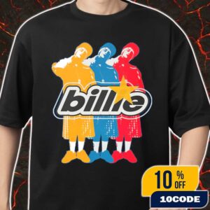 Billie Eilish Billie Repeat Blue New Merch Arrivals 2025 Merch Unisex T-Shirt