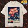 Queens Of The Stone Age The End Is Nero Tour At Cabaret Vert Festival On August 16 2025 Charleville Mezieres France Poster Artwork By Matt Ryan Tobin Merch Unisex Two Sided Washed T-Shirt