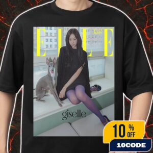 Brand Ambassador Giselle In Loewe Fall Winter 2025 For Elle Korea Photography By Go Won Tae Merch Unisex T-Shirt