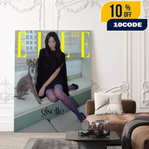 Brand Ambassador Giselle In Loewe Fall Winter 2025 For Elle Korea Photography By Go Won Tae Poster Canvas Home Decor
