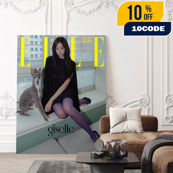 Brand Ambassador Giselle In Loewe Fall Winter 2025 For Elle Korea Photography By Go Won Tae Poster Canvas Home Decor