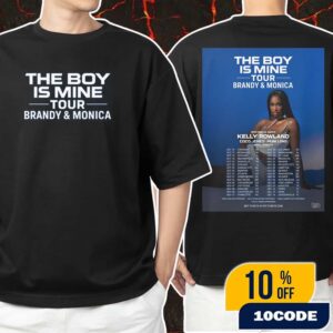 Brandy And Monica The Boy Is Mine Tour 2025 With Kelly Rowland x Coco Jones x Muni Long Poster Tour Dates Unisex T-Shirt Merchandise