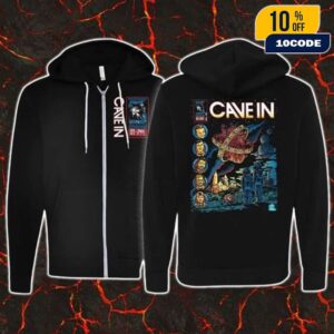 CAVE IN Beyond The Pendulum Design By Kristin And Brian Walsby Bifocal Media August 2025 Release Limited Zip Hoodie Unisex