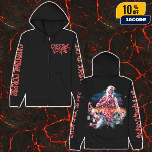 Cannibal Corpse Eaten Back To Life Unisex Zip Up Hoodie