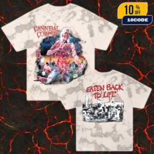 Cannibal Corpse Eaten Back To Life Vintage Marble Tie Dye Unisex T-Shirt