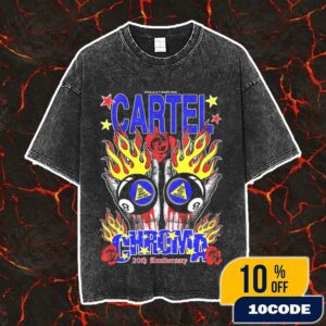 Cartel x Double Wonderful Chroma 20th Anniversary Date Tour Magic Ball 8 Artwork 2025 Limited Version Vintage Washed Unisex T-Shirt