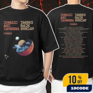 Coheed And Cambria Taking Back Sunday With Special Guests Foxing Summer Tour 2025 With Tour Dates Backprint Unisex T-Shirt Merchandise