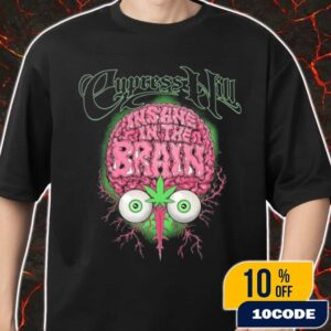 Cypress Hill Brain European Tour 2025 Limited Edition Artwork By Puis Calzada Merch Unisex T-Shirt