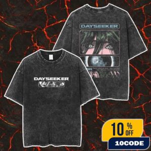 Dayseeker On Tour With Ice Nine Kills Merch Artwork By Blaker Davison Merch Unisex Two Sided Washed T-Shirt