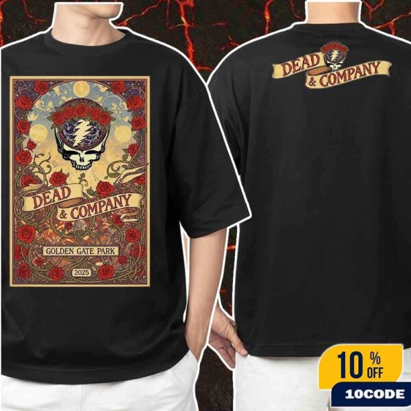 Dead & Company Golden Gate Park 2025 Classic T- Shirt Two Sides