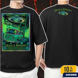 Dead & Company Golden Gate Park Foil Event Poster 60 Anniversary Celebration Of The Grateful Dead In San Francisco At Golden Gate Park On August 2025 Artwork By Jim Mazza Classic T-Shirt