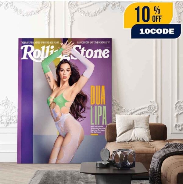 Dua Lipa Rolling Stone News 2025 Magazine The Brave Final Years Of Rush’s Neil Peart Home Decor Poster Canvas