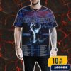 Wu-Tang Clan Raekwon and Mobb Deep North American Tour 2025 Celebrating 30 Years of Only Built 4 Cuban Linx Date List All Over Print Unisex T-Shirt