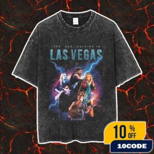 Fear And Loathing In Las Vegas 2025 Festival Llimited Goods Summer Sonic Tour 2025 Merch Vintage Washed Unisex T-Shirt