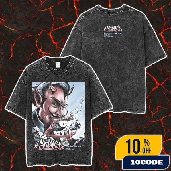 Fear Loathing And Sublime In Las Vegas First Night Event Poster August 15 2025 At Dolby Live Park MGM Las Vegas Nevada Artwork By Maxx242 Merch Unisex Two Sided Washed T-Shirt