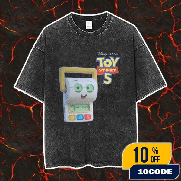 First Look At Smarty Pants In Toy Story 5 Voiced By Conan O’Brien New Character Tee For Kids Vintage Washed Unisex T-Shirt