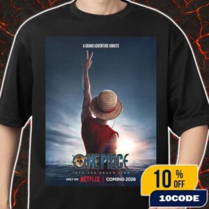 Good Morning Straw Hats A Grand Adventure Awaits One Piece Into The Grand Line Netflix Season 2 Coming 2026 Merch Unisex T-Shirt