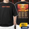 The Island Of Freedom 6-11 August 2025 At Budapest Sziget Festival Hungary With Full Lineup And Highlights Backprint Unisex T-Shirt Merchandise