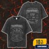 The Halo Effect Summer Shows Poster Tour Dates 2025 Metal Rock Style Rockwave To Metalacker Festival Merch Unisex Two Sided Washed T-Shirt