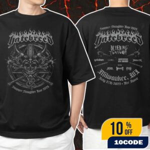 Hatebreed Summer Slaughter Tour 2025 At Milwaukee July 27th 2025 At The Rave Event Tee With Lineup Unisex T-Shirt Merchandise