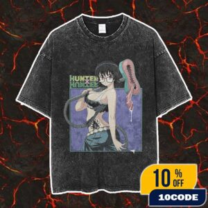 Hunter x Hunter Shizuki Murasaki Wai4uclothing Version Illustration By yuri kamooo Vintage Washed Unisex T-Shirt