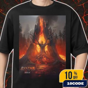 I See Fire Avatar Fire And Ash Filmed In IMAX Poster Artwork By BossLogic Merch Unisex T-Shirt