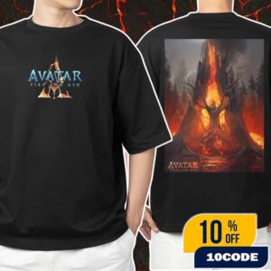 I See Fire Avatar Fire And Ash New Movie Poster By BossLogic Double Sides Unisex T-Shirt Merchandise