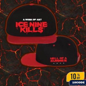 Ice Nine Kills Hell Of A Summer Tour 2025 A Work Of Art At Paramount Theatre Merchandise Snapback Classic Hat-Cap
