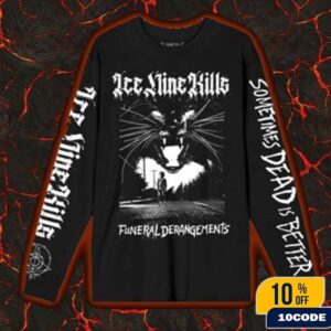 Ice Nine Kills Hell Of A Summer Tour 2025 At Paramount Theatre Funeral Derangements Longsleeve Merchandies Fan Gift All Over Print Unisex T-Shirt, Hoodie