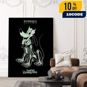 Ice Nine Kills Official Band Merchandise Plutonium Glow In The Dark Poster Nightmare On The Ninth Collection Funeral Derangements Poster Canvas Home Decor