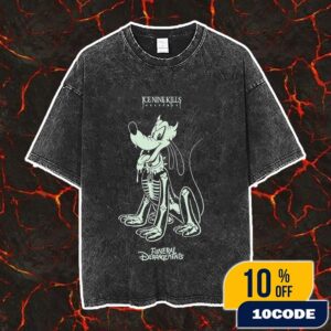 Ice Nine Kills Official Band Merchandise Plutonium Glow In The Dark Poster Nightmare On The Ninth Collection Funeral Derangements Vintage Washed Unisex T-Shirt