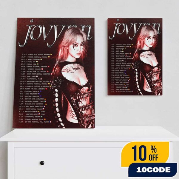 Jo Vynn Tour Dates Announced For The Rest Of 2025 Poster Pics By weeyyanggg Poster Canvas