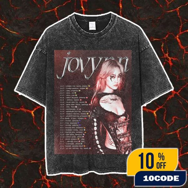 Jo Vynn Tour Dates Announced For The Rest Of 2025 Poster Pics By weeyyanggg Vintage Washed Unisex T-Shirt