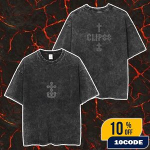 Josh Sperling x Clipse Anchor Merch Unisex Two Sided Washed T-Shirt
