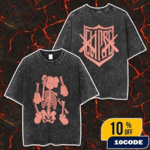 KAWS x Clipse Let God Sort Em Out Merch Unisex Two Sided Washed T-Shirt